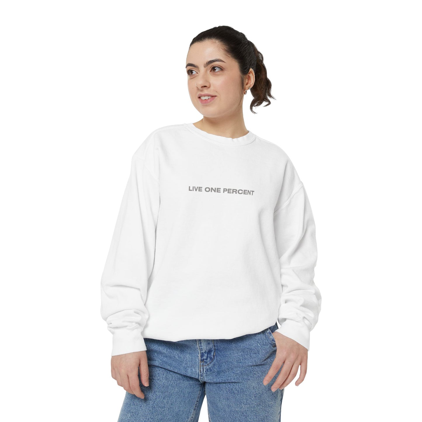 Iconic Live One Percent Crewneck
