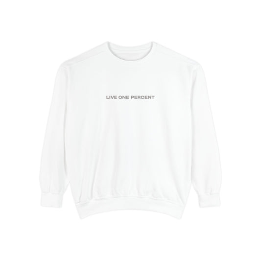 Iconic Live One Percent Crewneck